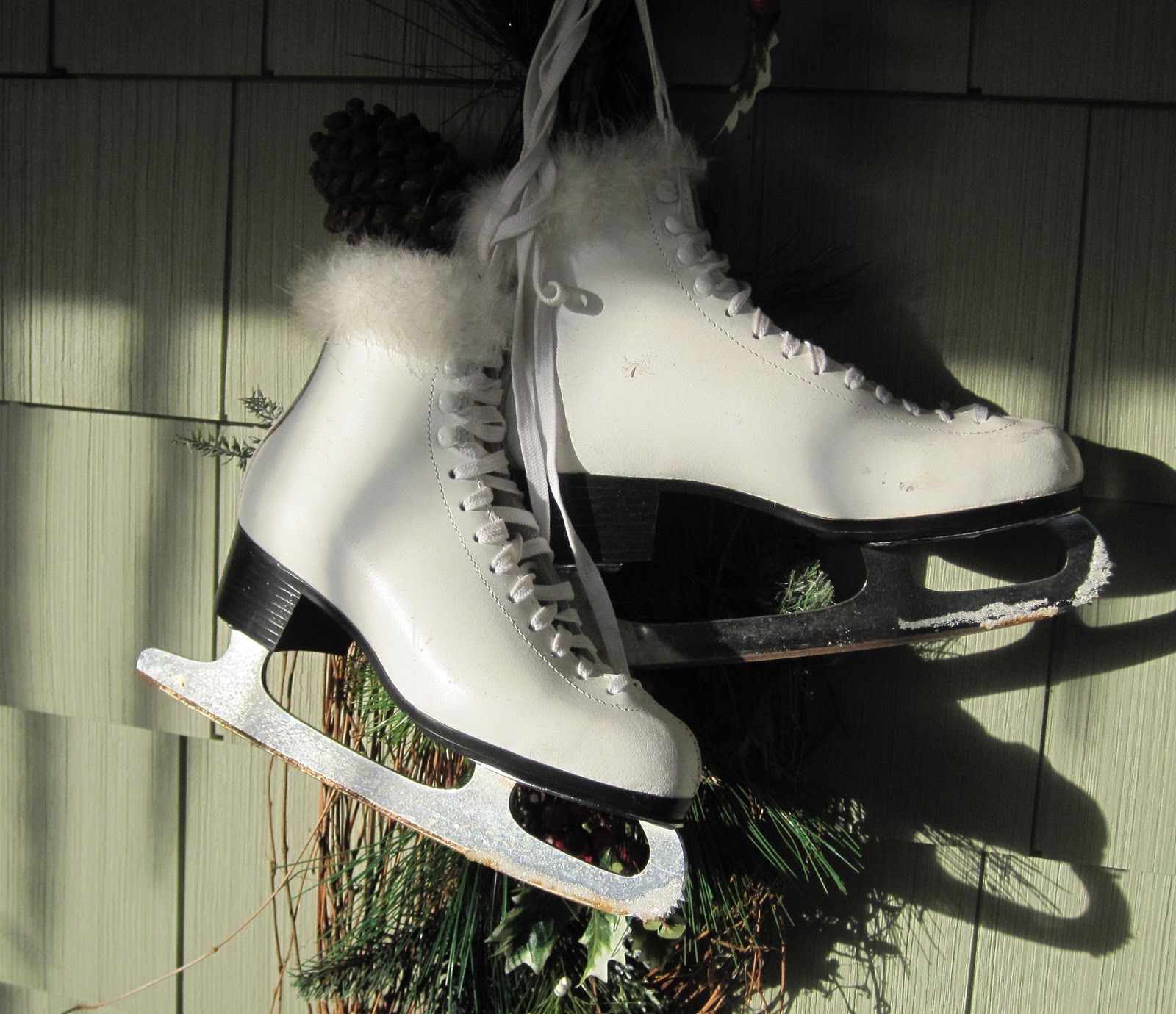 Thrift Store Ice Skates Okio B Designs