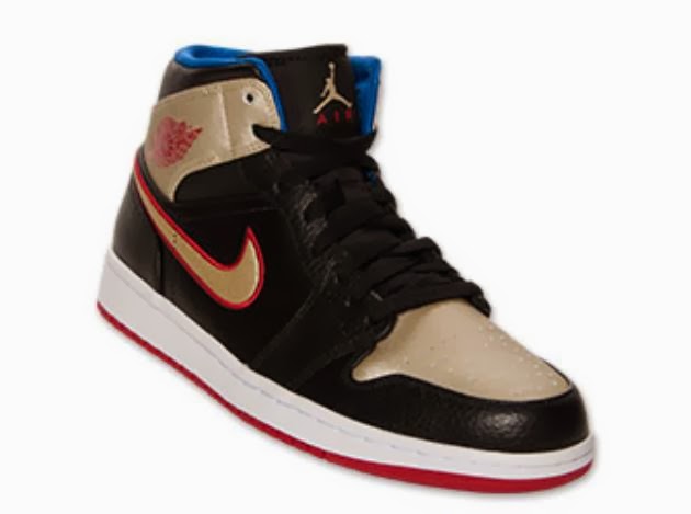 retro 1 black metallic gold