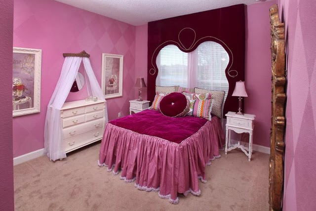 Habitaciones para Niñas de color Rosa