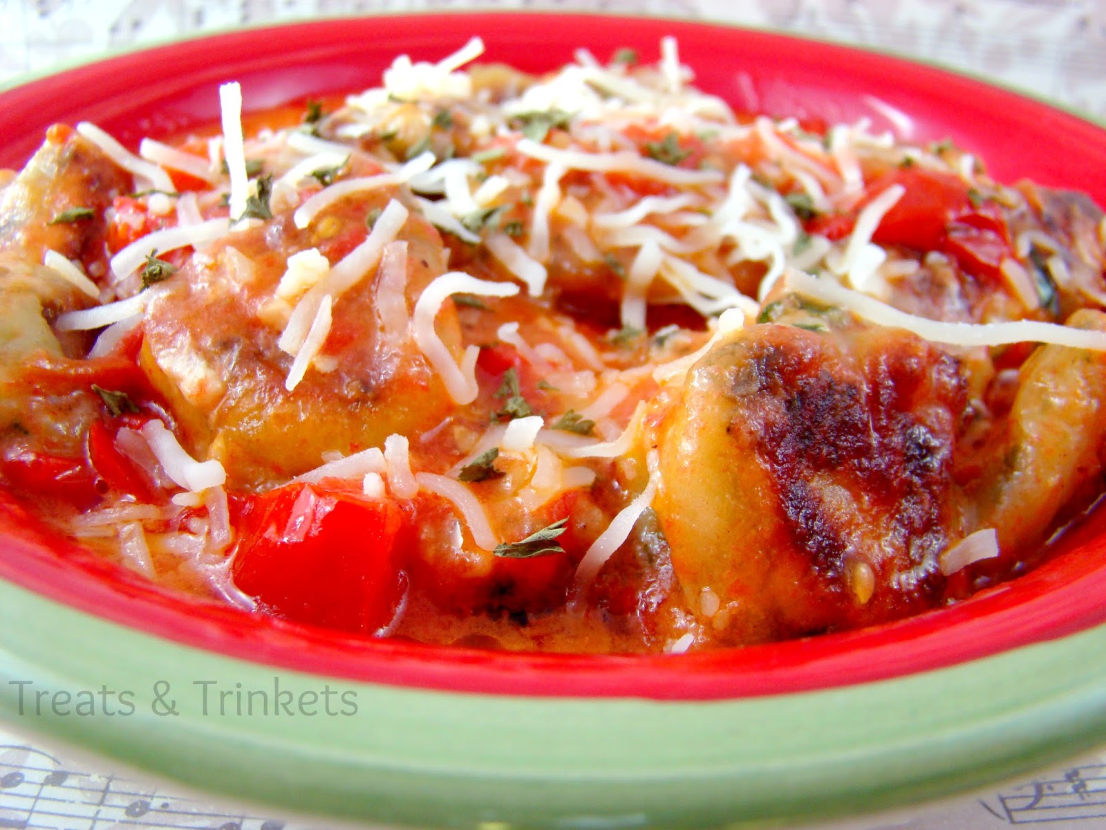 Treats & Trinkets Spinach and Goat Cheese Gnocchi