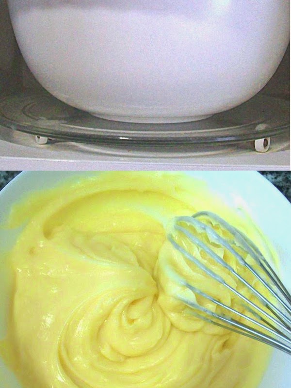 Crema Pastelera Fácil En Microondas
