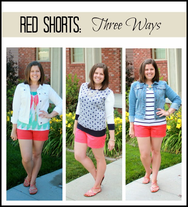 university red shorts