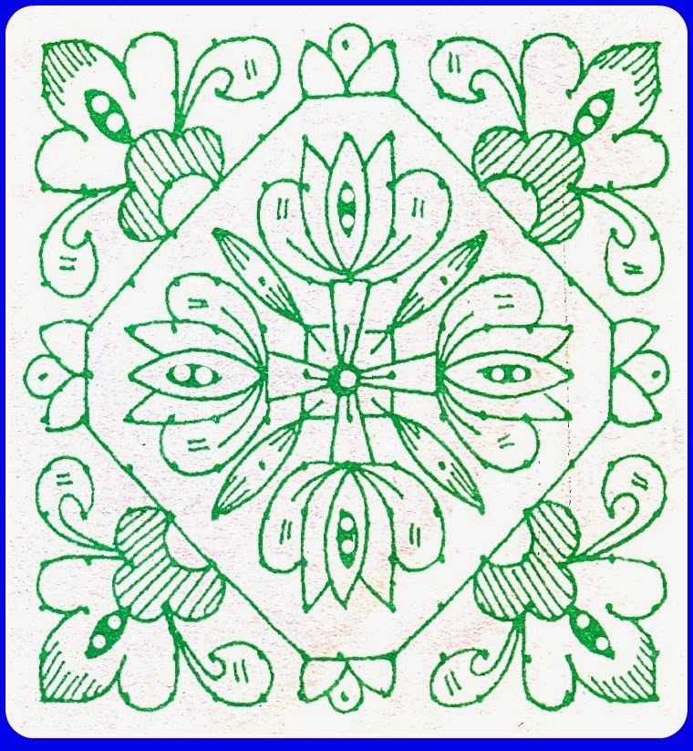 Madhu krishna blog RANGOLI DESIGNS WITHOUT COLORS 15 TO 15 DOTS