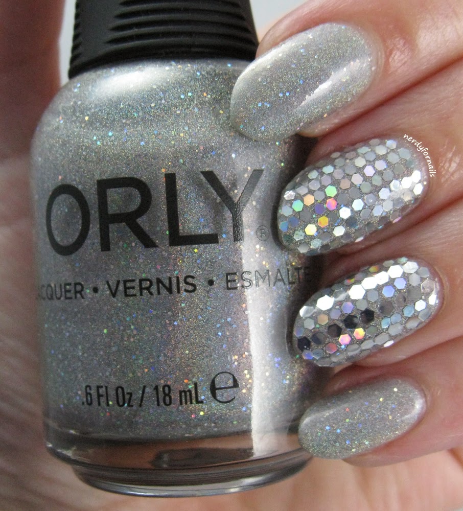 Orly Mirrorball with Glitter Placement