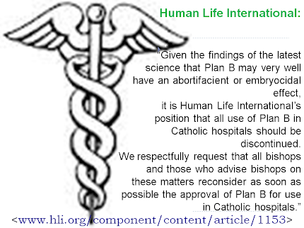 Use of Emergency So-Called Contraceptives in Catholic Hospitals for Those Reporting Rape
