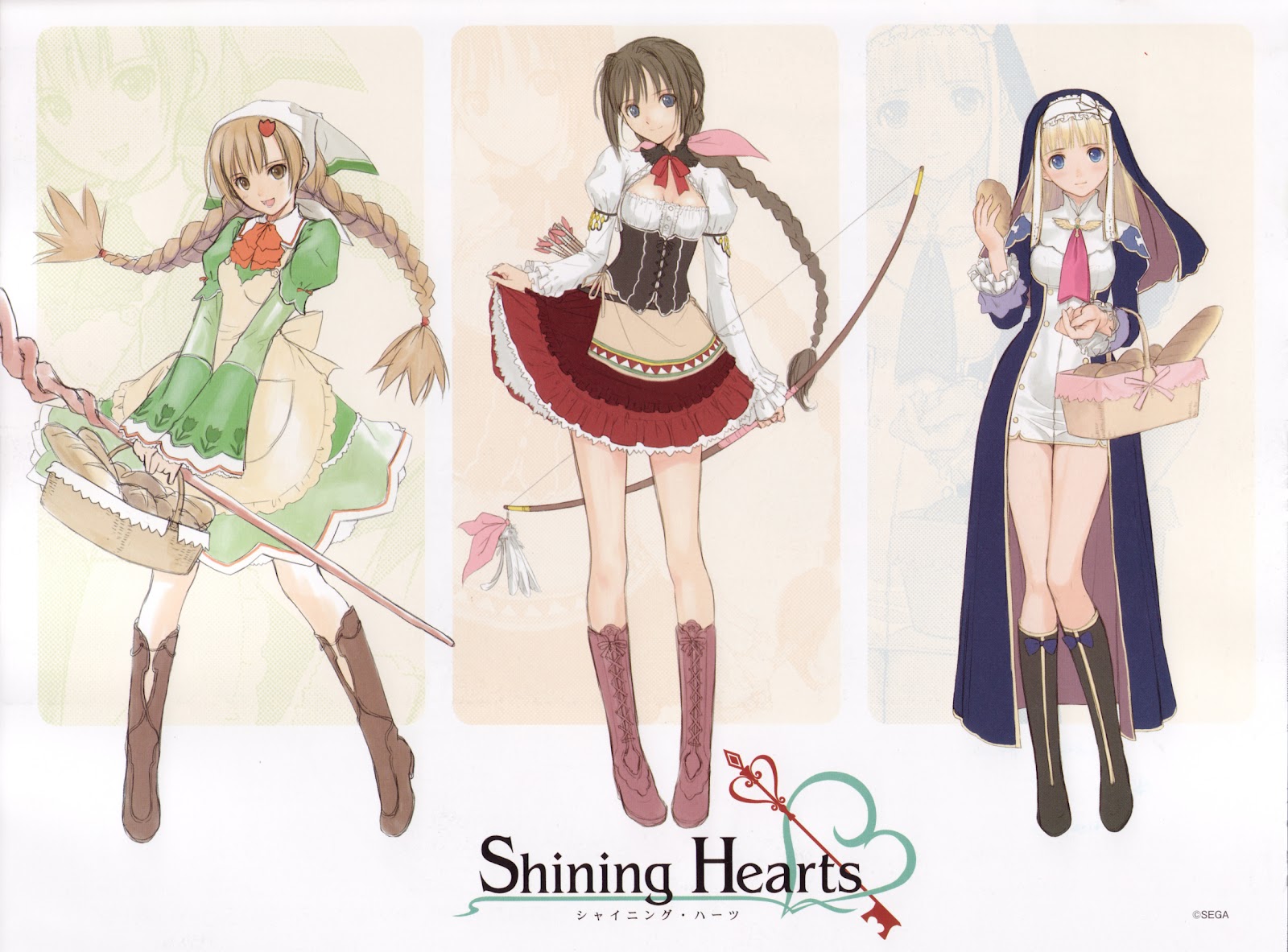Shining Hearts Anime Wallpapers