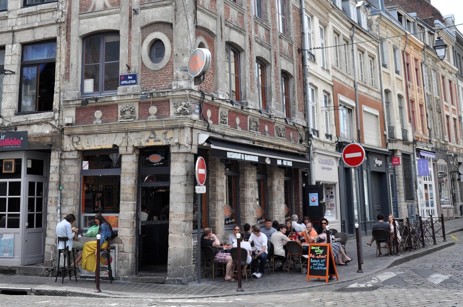 People having brunch, Lille, France