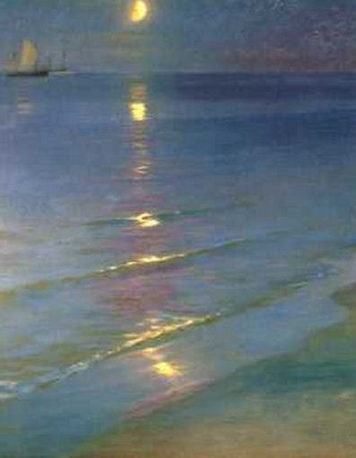 Plein-air painting | Summer Evening on the Beach at Skagen Peder Severin Krøyer 1851-1909 | Norwegian-born Danish Impressionist painter | Plein-air painting