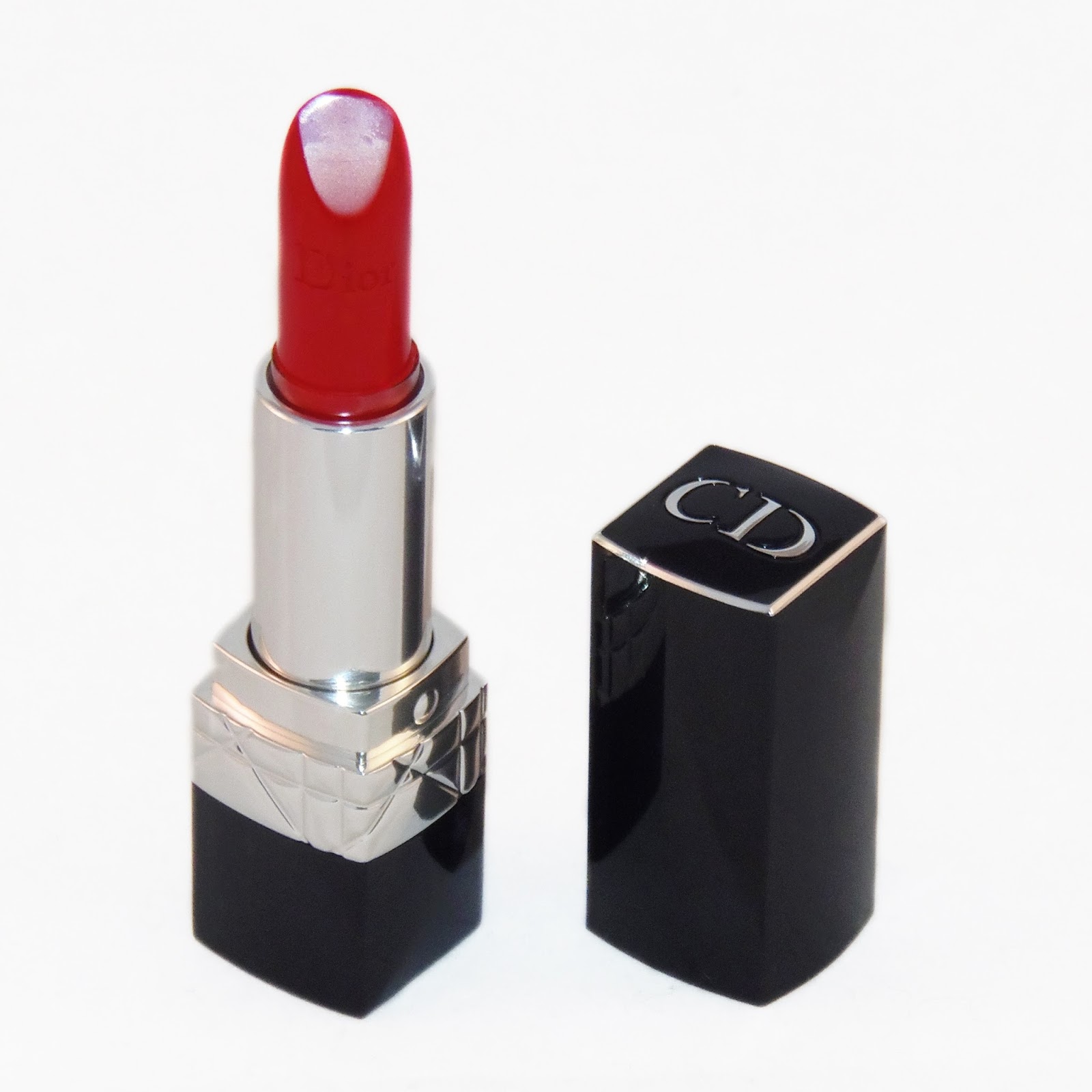 Rouge Dior Couture Colour Volumtuous Care 999 Lipstick Review