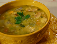 Sopa Cremosa de Grão-de-Bico Sopa Cremosa de Grão-de-Bico (vegana)