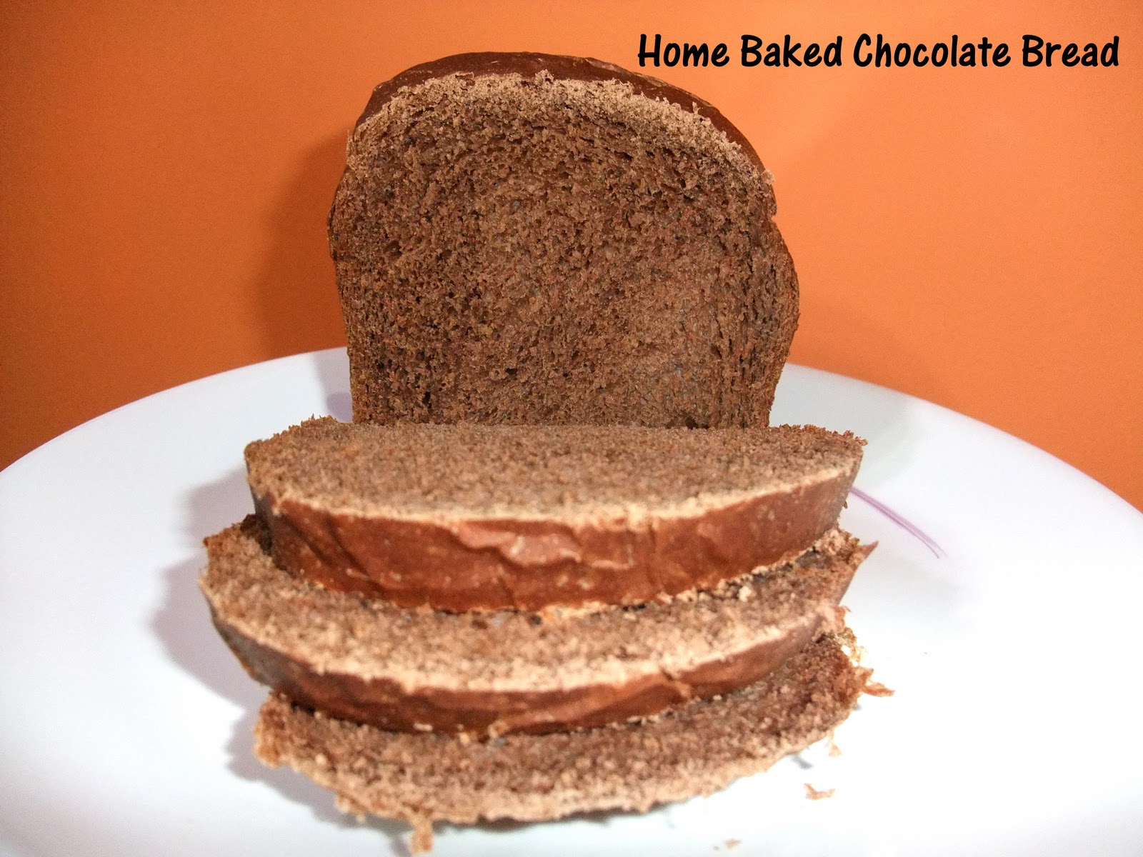 Kris' Recipes House: Chocolate Bread & White Bread made by Bread Maker