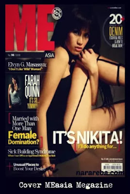 Foto hot Nikita Mirzani di majalah MEasia Megazine