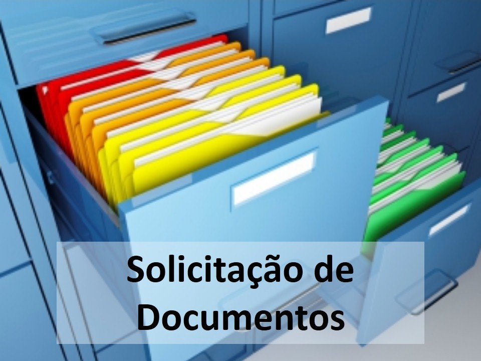 SOLICITAÇÃO DE DOCUMENTOS