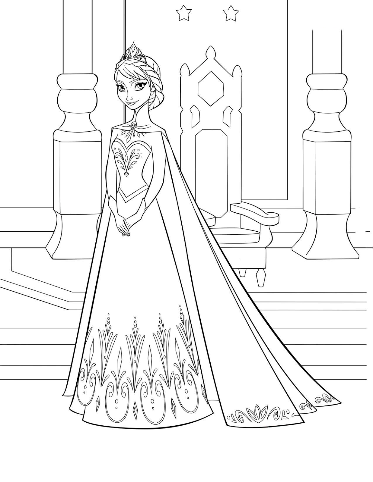 Coloring Pages: Disneys FROZEN coloring pages