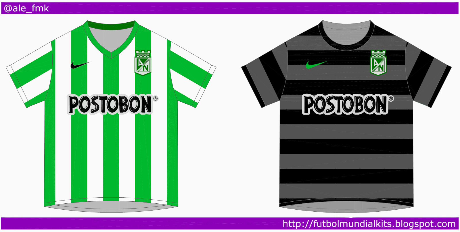 Fútbol Mundial Kits Uruguay Atlético Nacional 2014 (copa sudamericana)