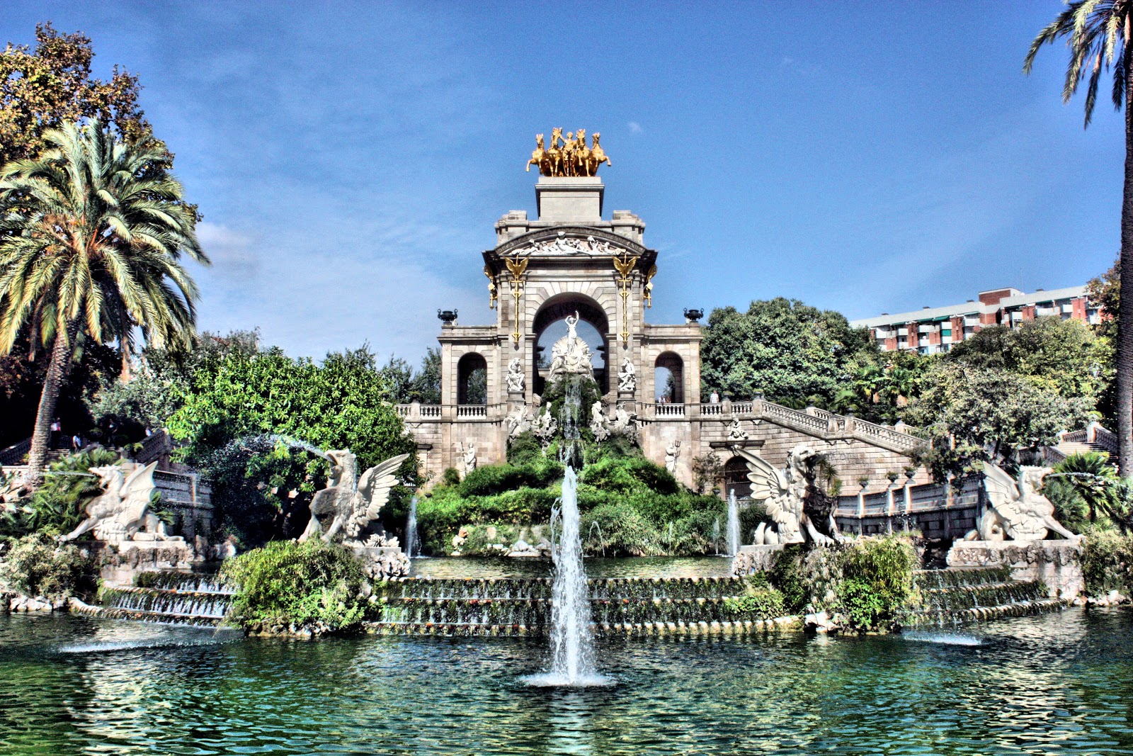 Barcelona Shots Parc de la Ciutadella; the fountain