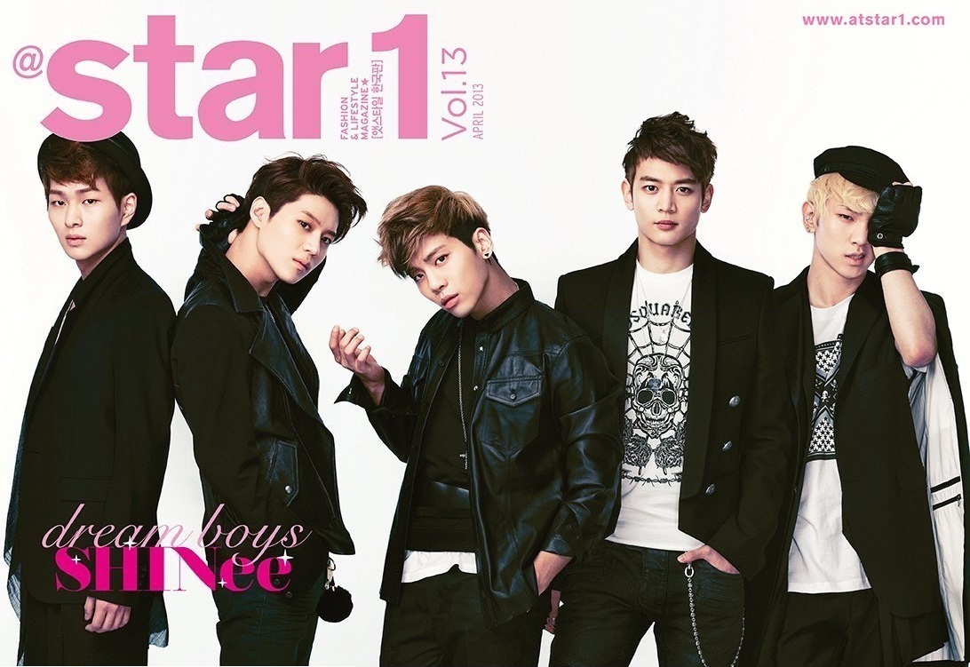 تقرير عن فرقة shinee Shinee+star+1+magazine+april+2013
