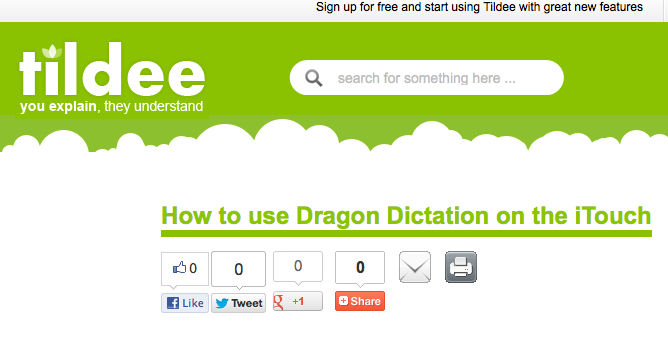 Tildee Tutorial
