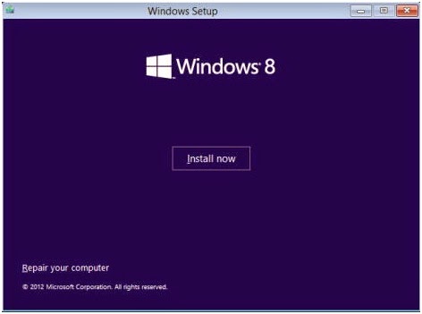Menu Install Windows 8 Menu Install Windows 8