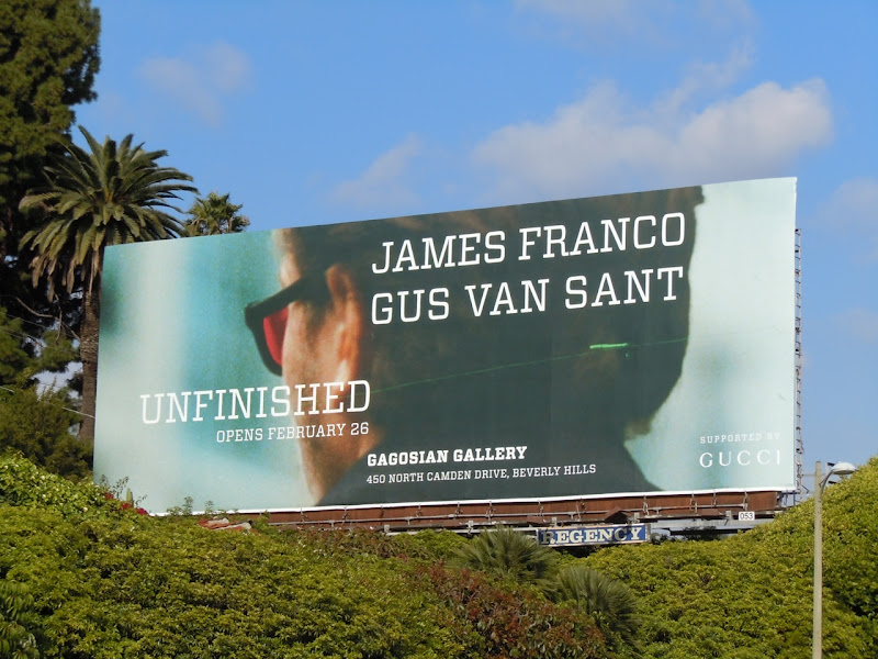 James Franco Unfinished billboard