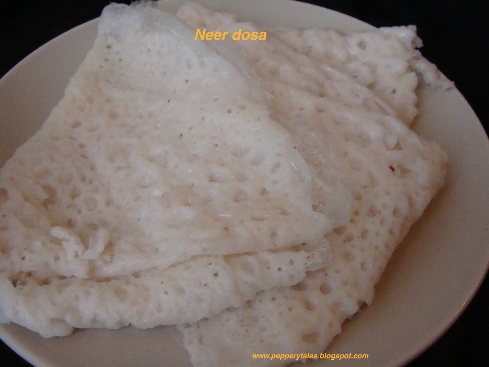 Peppery tales Krishna Janmashtami spread Neer dosa with sweet coconut milk and coconut chutney