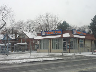 Bakers Dozen Dundas St West The Junction turning into Tim Hortons
