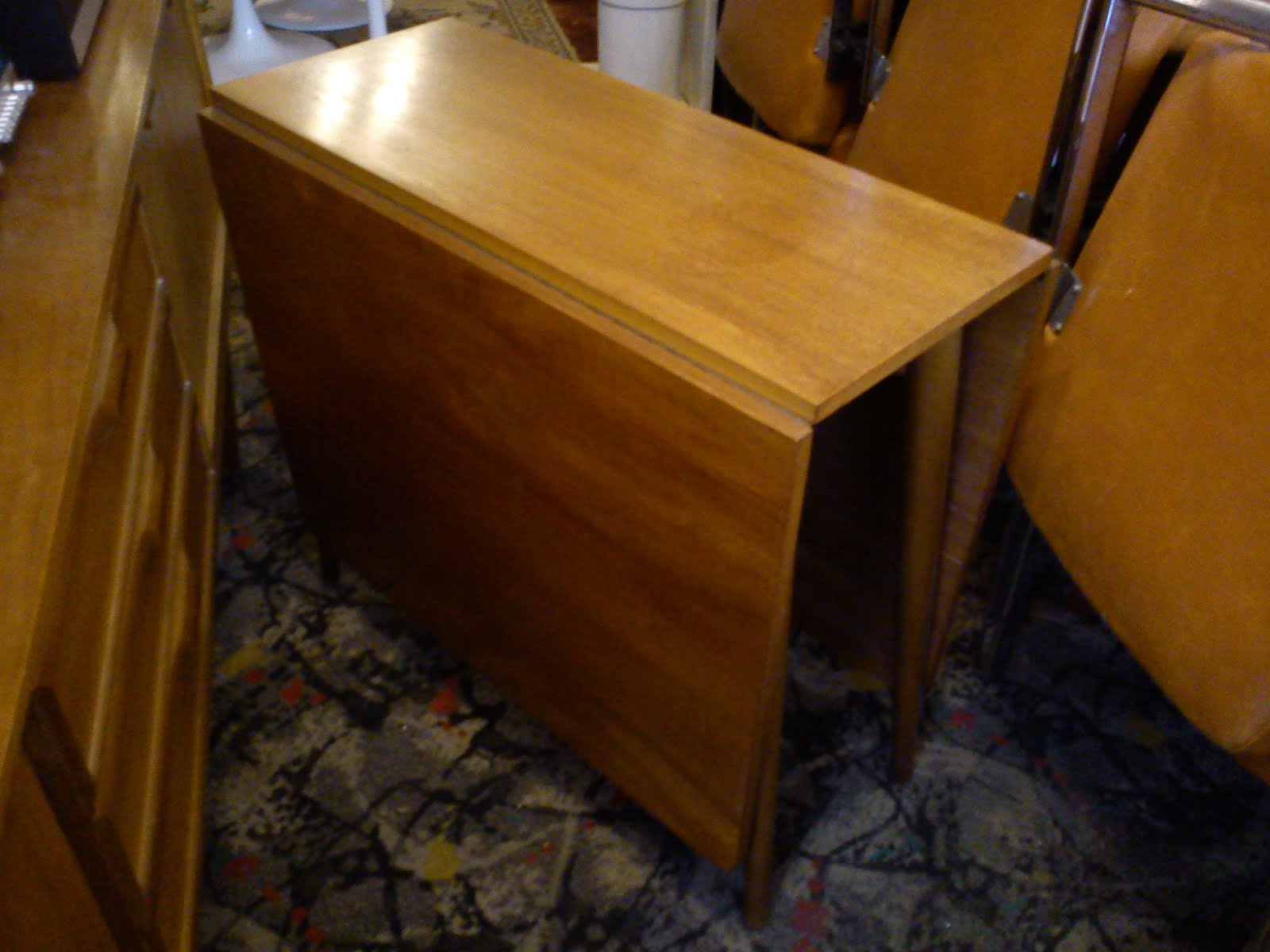 1960s kitchen cabinets 1970s solid teak drop leaf dining table £SOLD