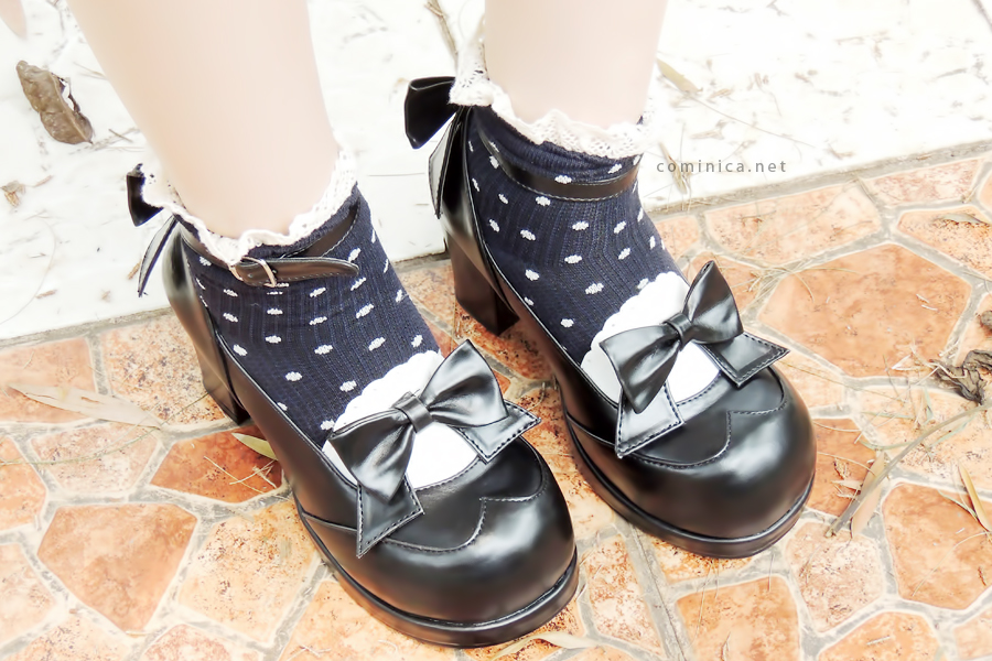 Cominica Blog ♔: Kawaii Black Shoes is kawaii♡
