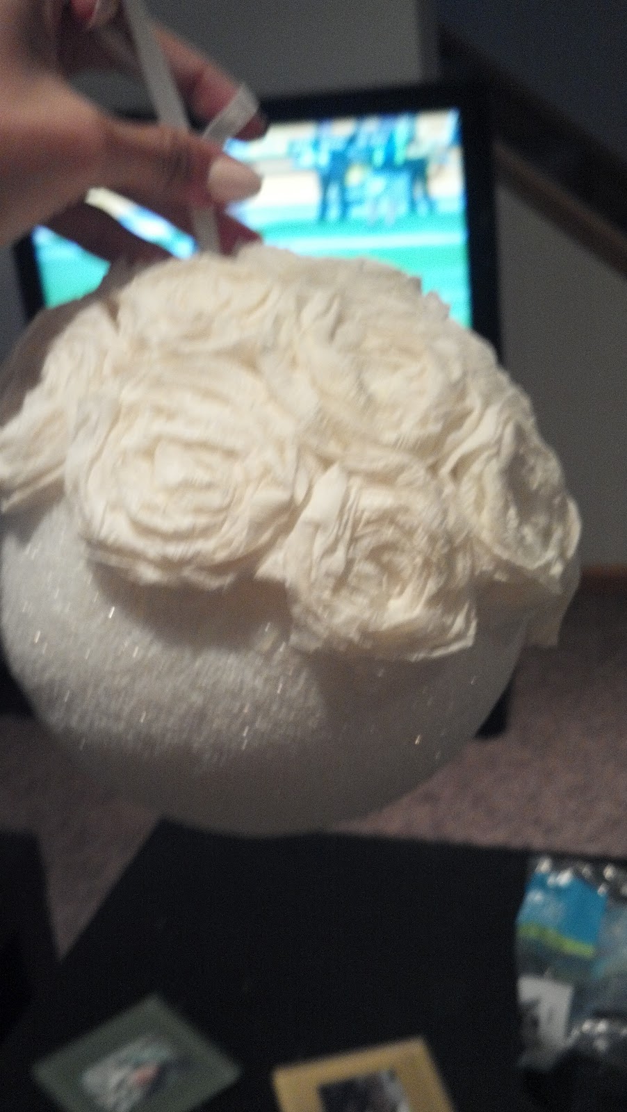 Kelly B, JD Wedding DIY Flower balls