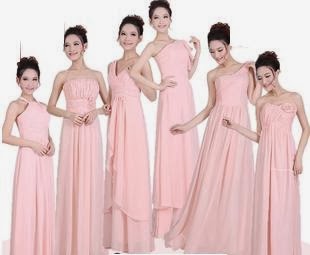 6-Design Bridesmaid Long Dress