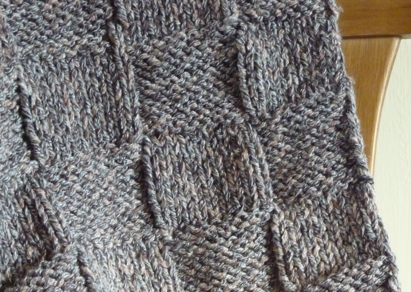 Girl Industries: Basketweave blanket update