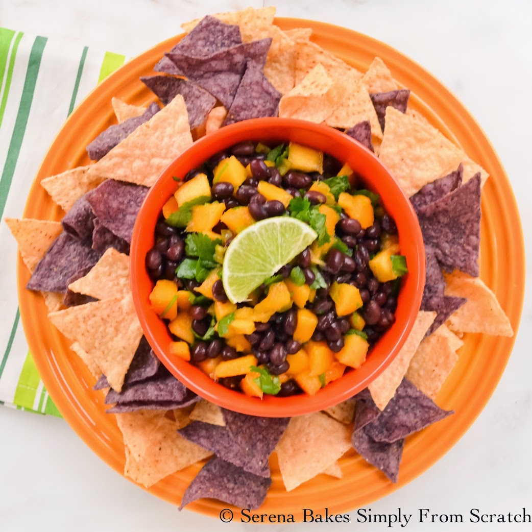 Mango Black Bean Salsa Serena Bakes Simply From Scratch