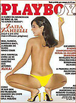 Confira as fotos da atriz, Zaira Zambelli, capa da playboy de julho de 1981!