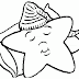 Desenho de estrela para colorir. Desenhos para crianças. Desenhos infantil para colorir