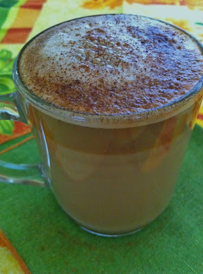 skinny pumpkin spice latte - sunday skinny breakfast