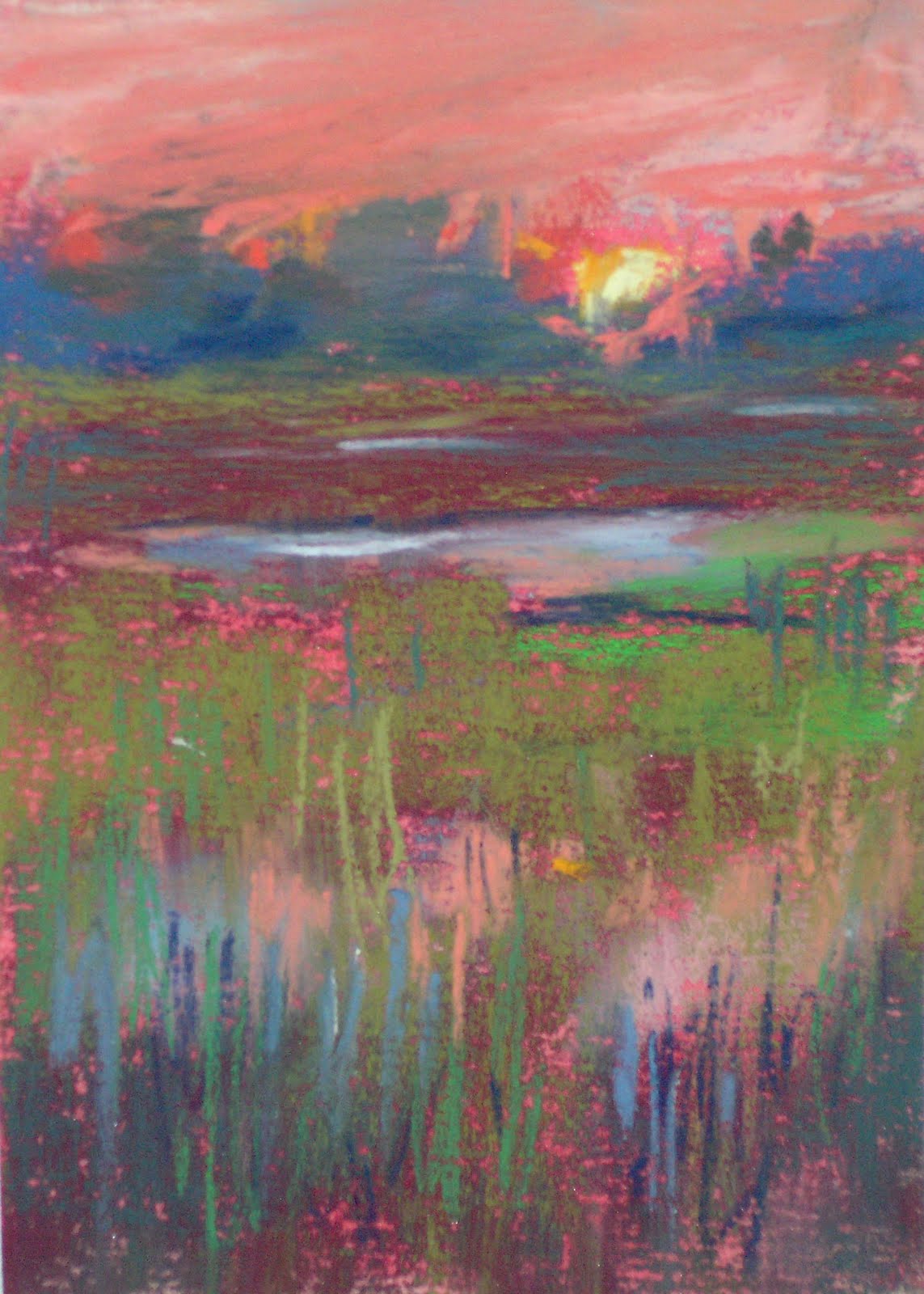19+ Oil Pastel Paintings Sunset Pictures