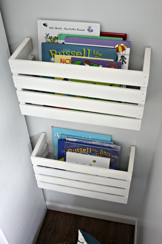 IHeart Organizing: Playroom Progress: Great Crate Book Storage