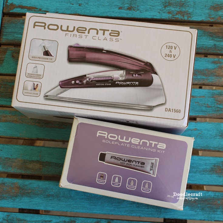 Doodlecraft Clean the Gunk off your Iron with Rowenta Cleaner!