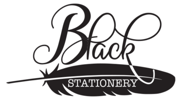Black Stationery