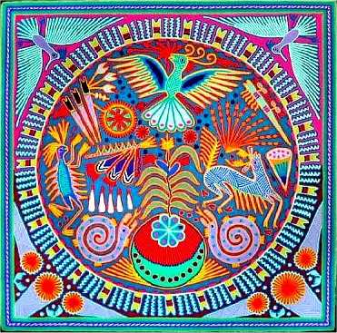 PsyAmb: Huichol Indian Peyote Art