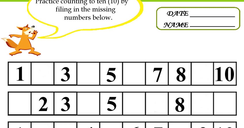 missing number worksheet: NEW 627 MISSING NUMBER ...