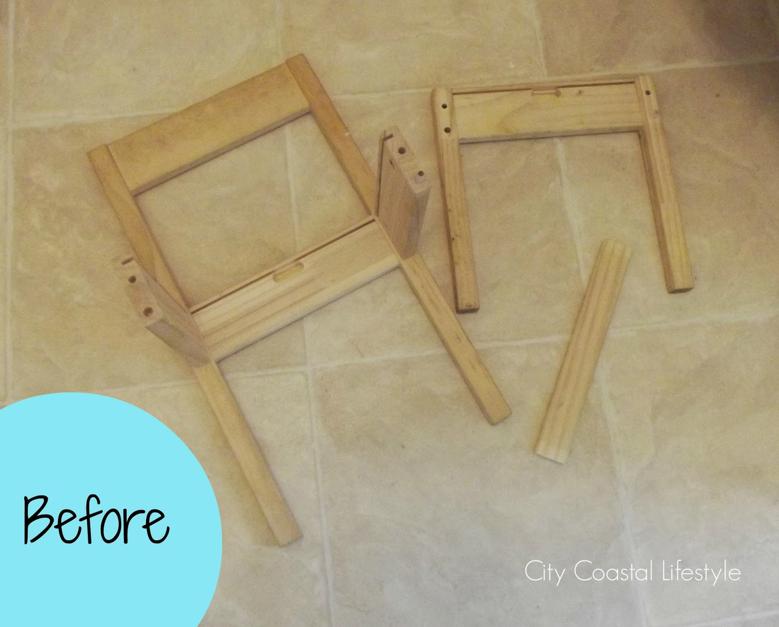 . Upcycled IKEA Kid's Chairs a makeover