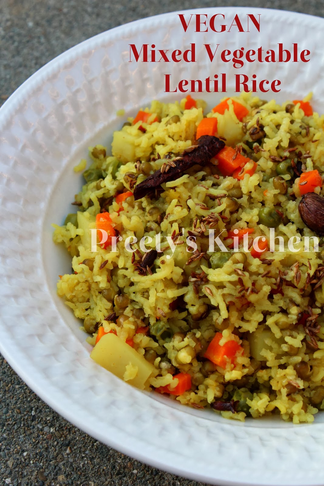 Preety's Kitchen: 14 Simple Vegan Rice Recipes