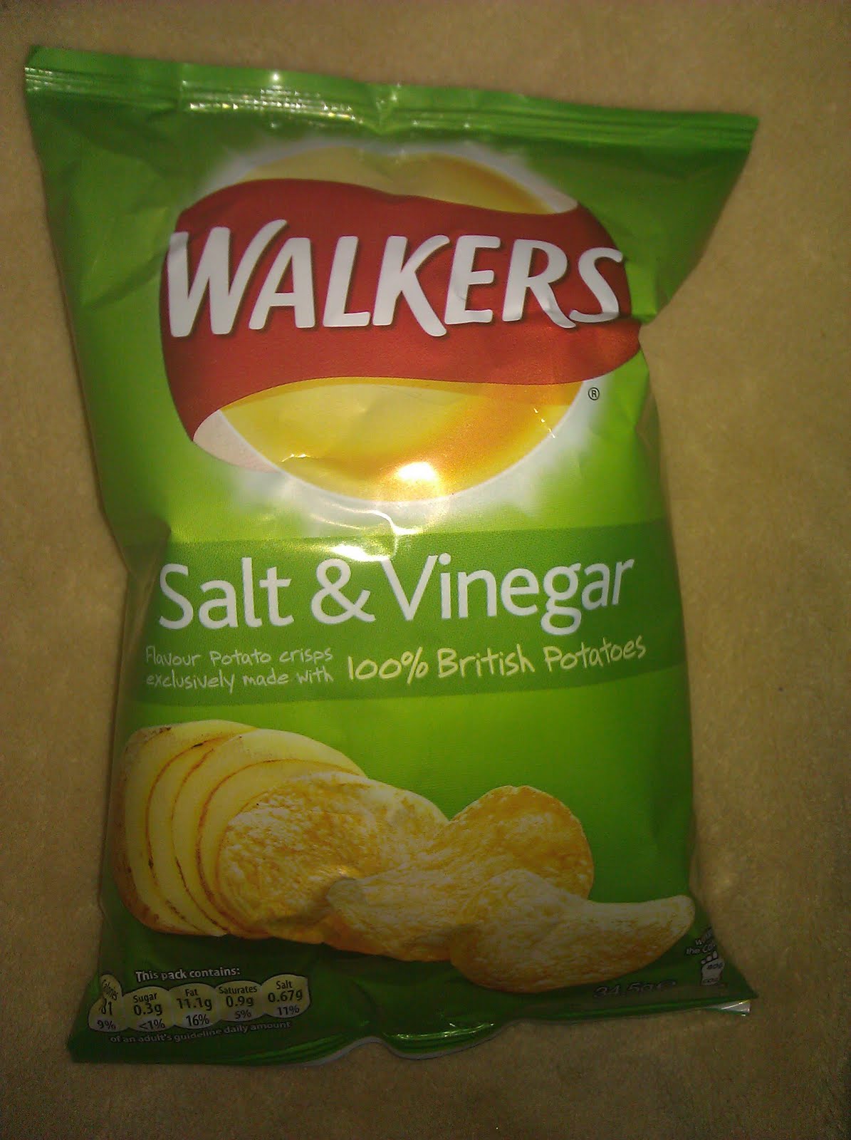 The Chip Report Walkers UK Salt & Vinegar