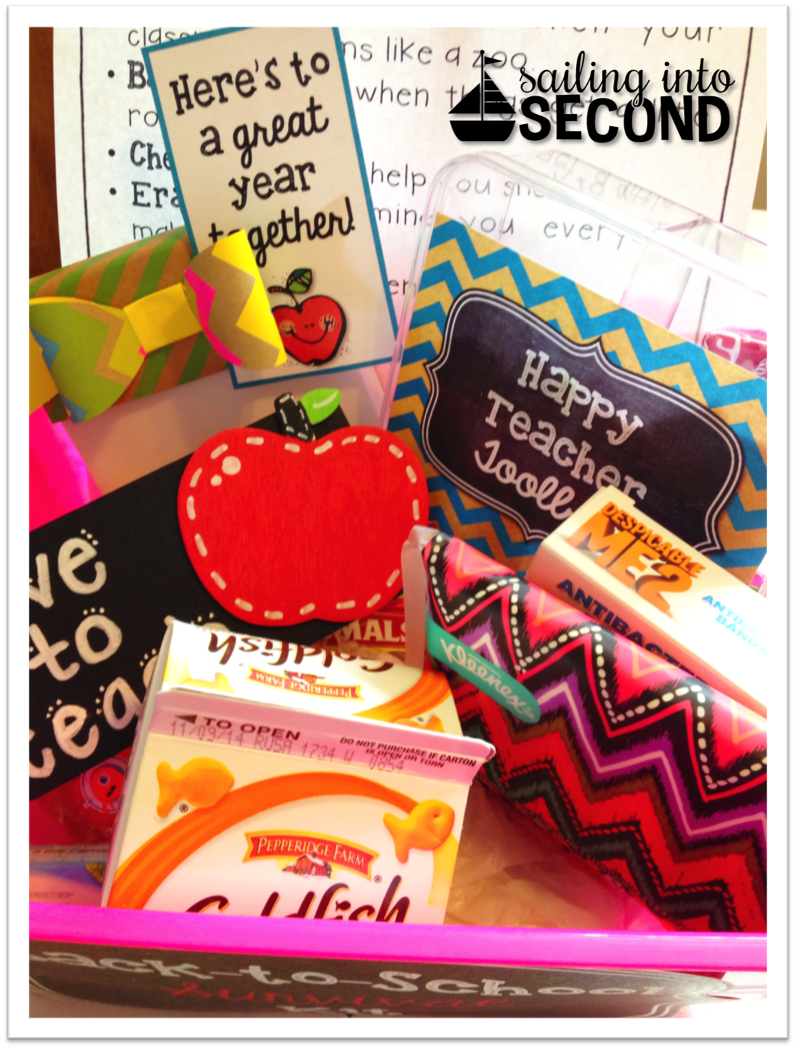 Back-to-School Survival Kit, sailing into second, blog