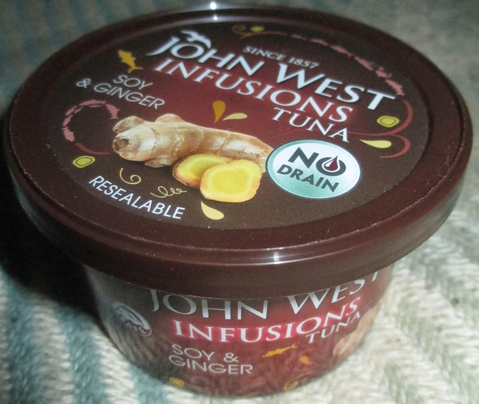 FOODSTUFF FINDS John West Infusions Tuna Soy & Ginger flavour [By