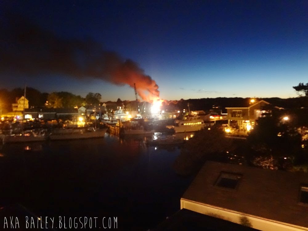 Fire in Kennebunkport, Maine. June 2014