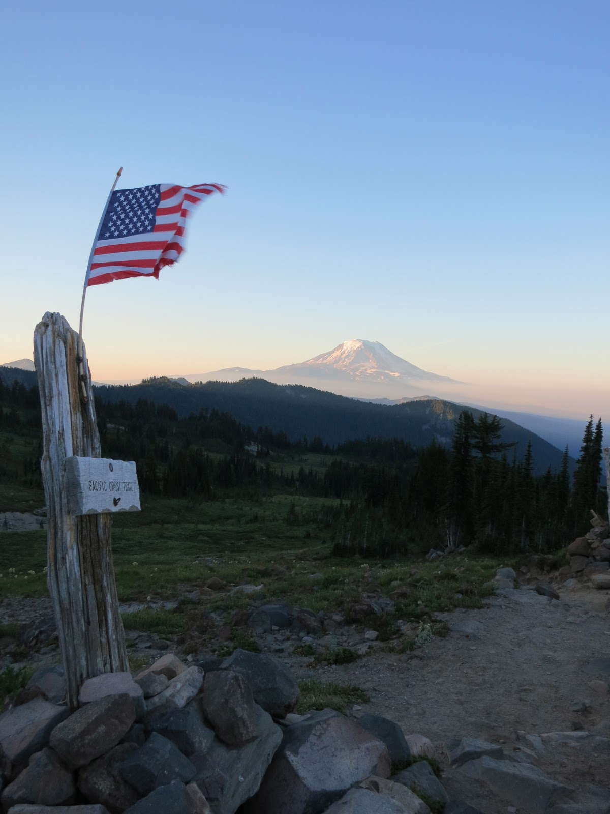 PCT ThruHike 2012 Day 142 The Knife's Edge, Goat Rocks Wilderness