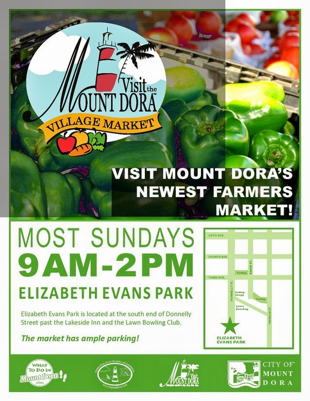 mount dora village market every sunday from 9am 2pm in lakefront ample foods flyer