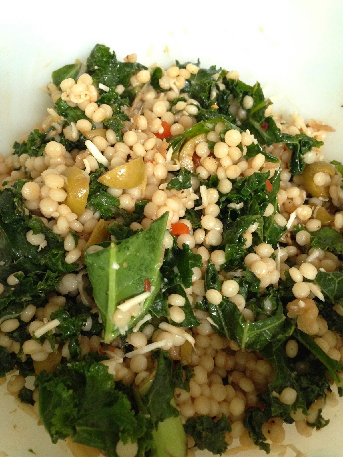 The Ink Stained Wife Kale and Couscous Salad